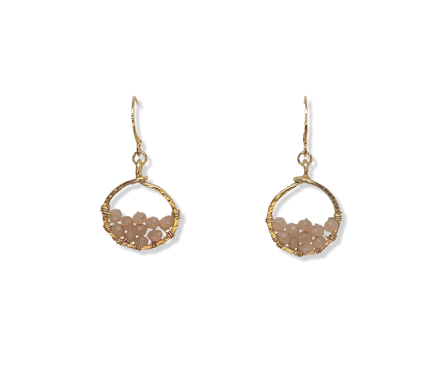 Aquarius mini Earring -Sunstone