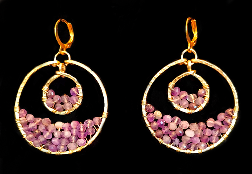 Aquarius earrings